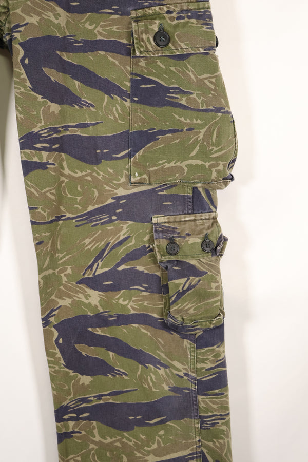 Circa 1970, Made in Okinawa, TO78, Silver Tiger Pattern, Tiger Stripe Pants, Used