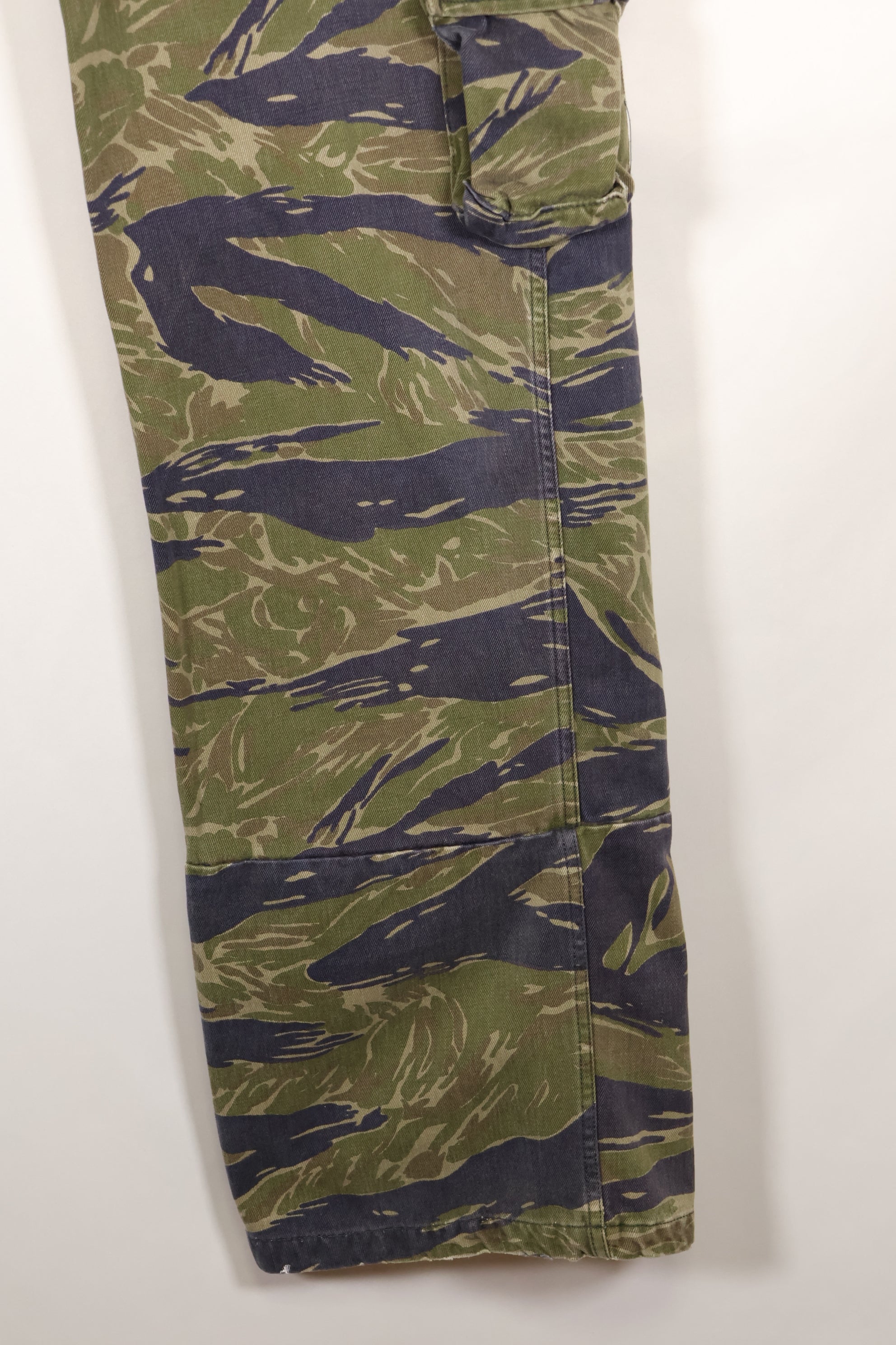 Circa 1970, Made in Okinawa, TO78, Silver Tiger Pattern, Tiger Stripe Pants, Used