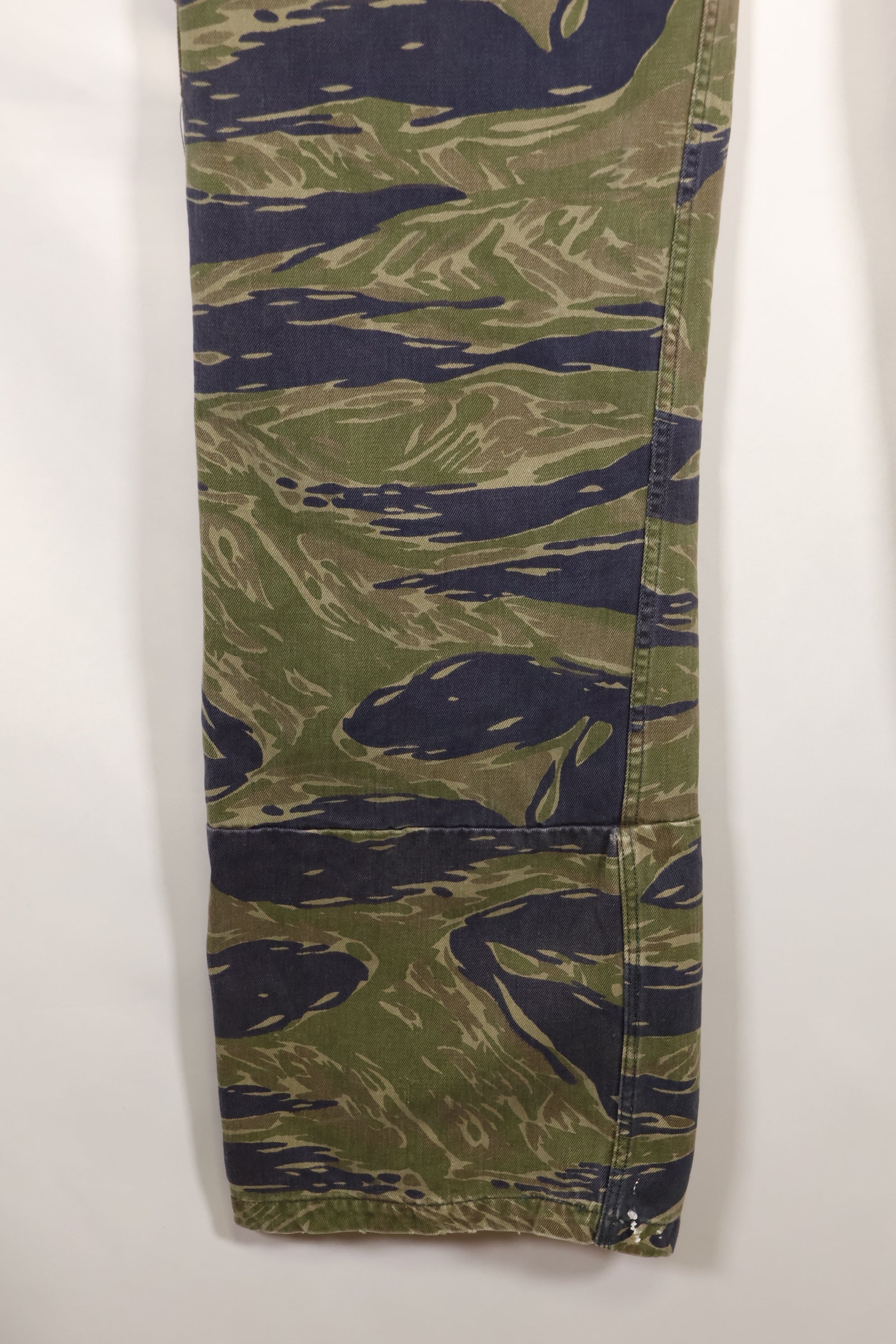 Circa 1970, Made in Okinawa, TO78, Silver Tiger Pattern, Tiger Stripe Pants, Used