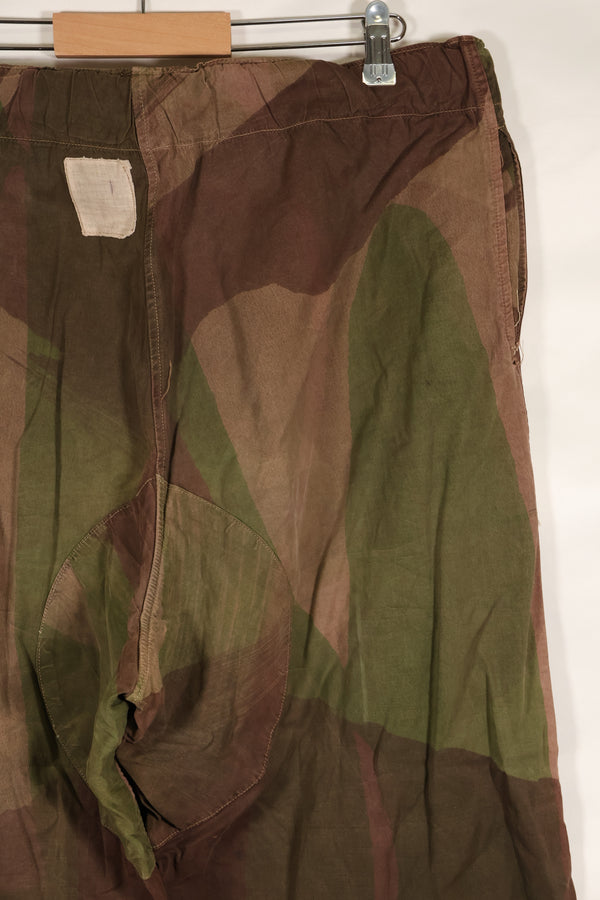 Real British Army SAS Trousers WINDPROOF Camouflage Pants Size No.1 Used