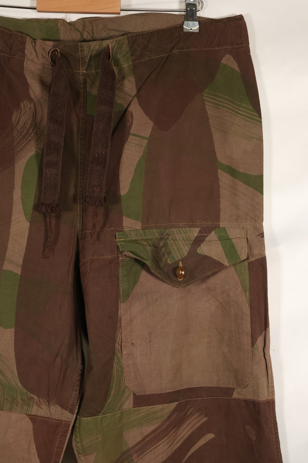 Real British Army SAS Trousers WINDPROOF Camouflage Pants Size No. Unknown Large Used