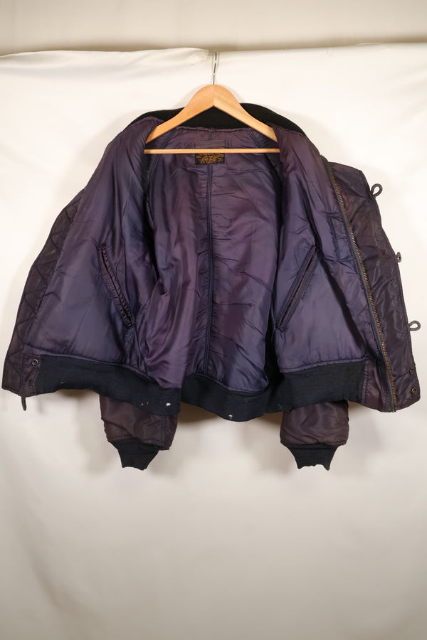 1950s LARGE U.S. Air Force N2-A Flight Jacket (Modified Hood) - Used