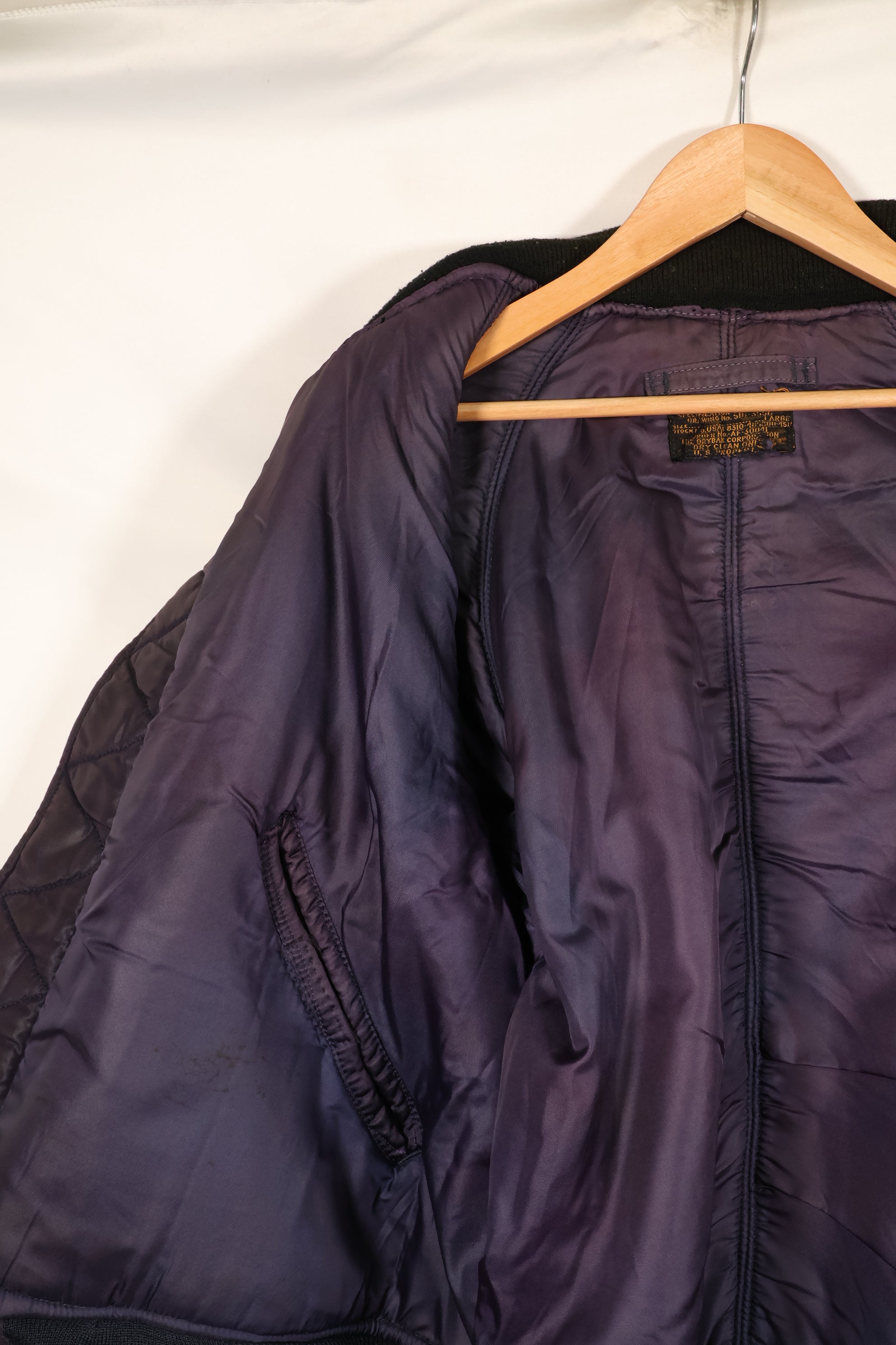 1950s LARGE U.S. Air Force N2-A Flight Jacket (Modified Hood) - Used