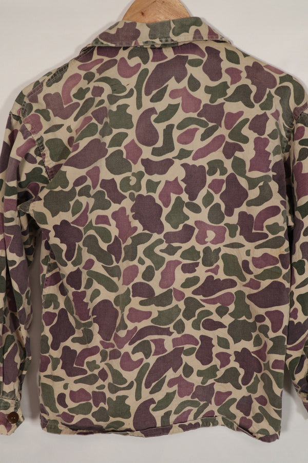 Real CIDG Beogam camouflage ASIAN CUT shirt, Very faded, used.