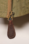 1940s, estimated age 38–40, U.S. Army Air Forces (USAAF) B-15A flight jacket, modified with shearling, used