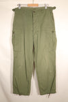 1963 Contract—Presumed M-S 1st Model Jungle Fatigue Pants—Faded—Used