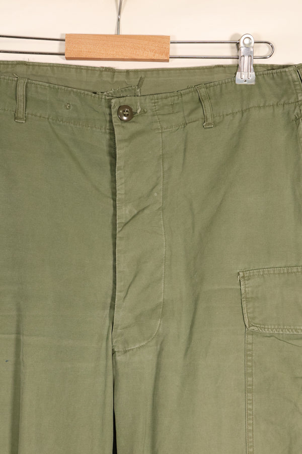 1963 Contract—Presumed M-S 1st Model Jungle Fatigue Pants—Faded—Used