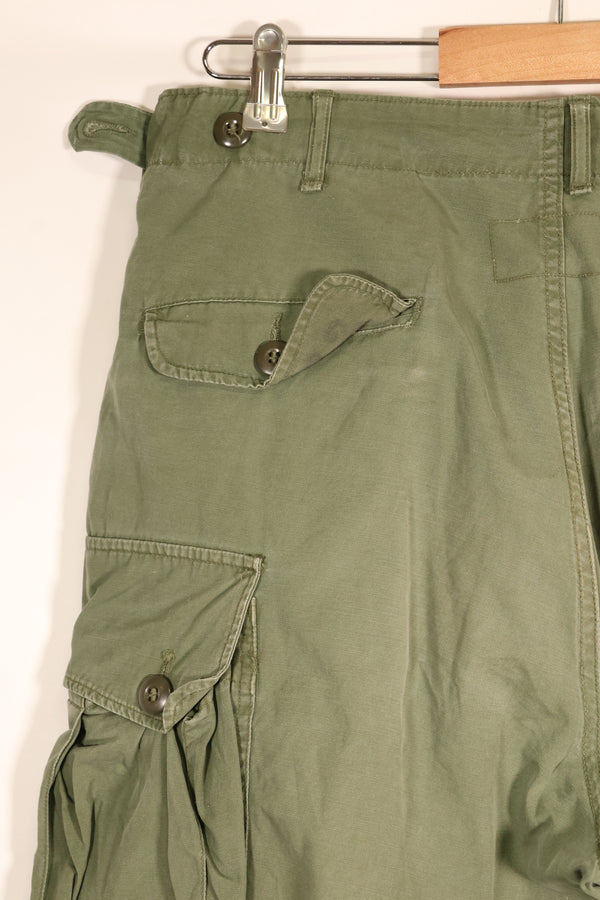 1963 Contract—Presumed M-S 1st Model Jungle Fatigue Pants—Faded—Used