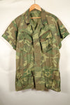 Estimated 1966–67 | Estimated M-R | No label | ERDL camouflage | Early print | Short-sleeve custom fatigue jacket | Used