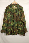 1970 Contract Deadstock X-L-R ERDL Green Leaf Camouflage Jungle Fatigue Jacket