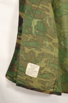 Actual 1969 M-S Ripstop ERDL Fatigue Jacket Brown Leaf Used