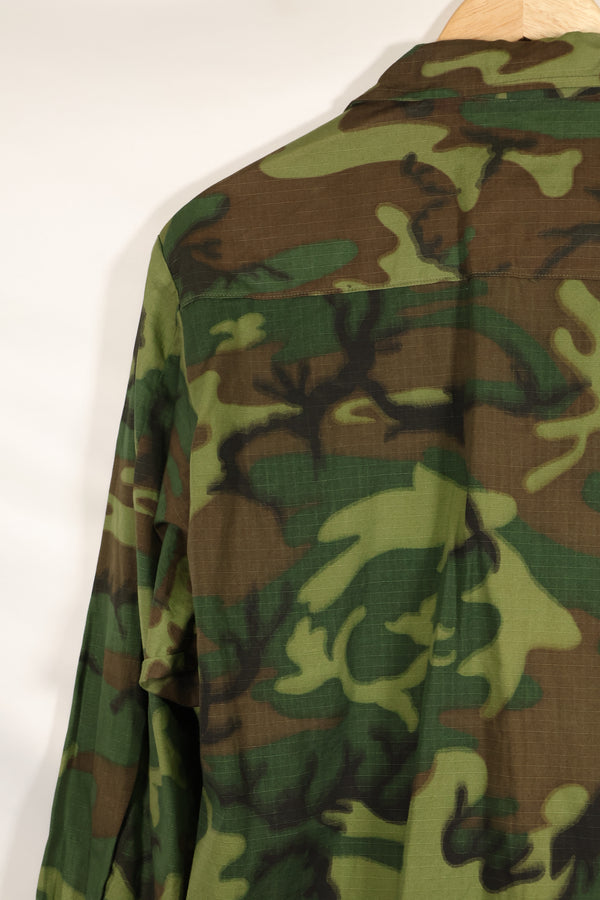 1968 Contract Deadstock M-S ERDL Green Leaf Camouflage Jungle Fatigue Jacket