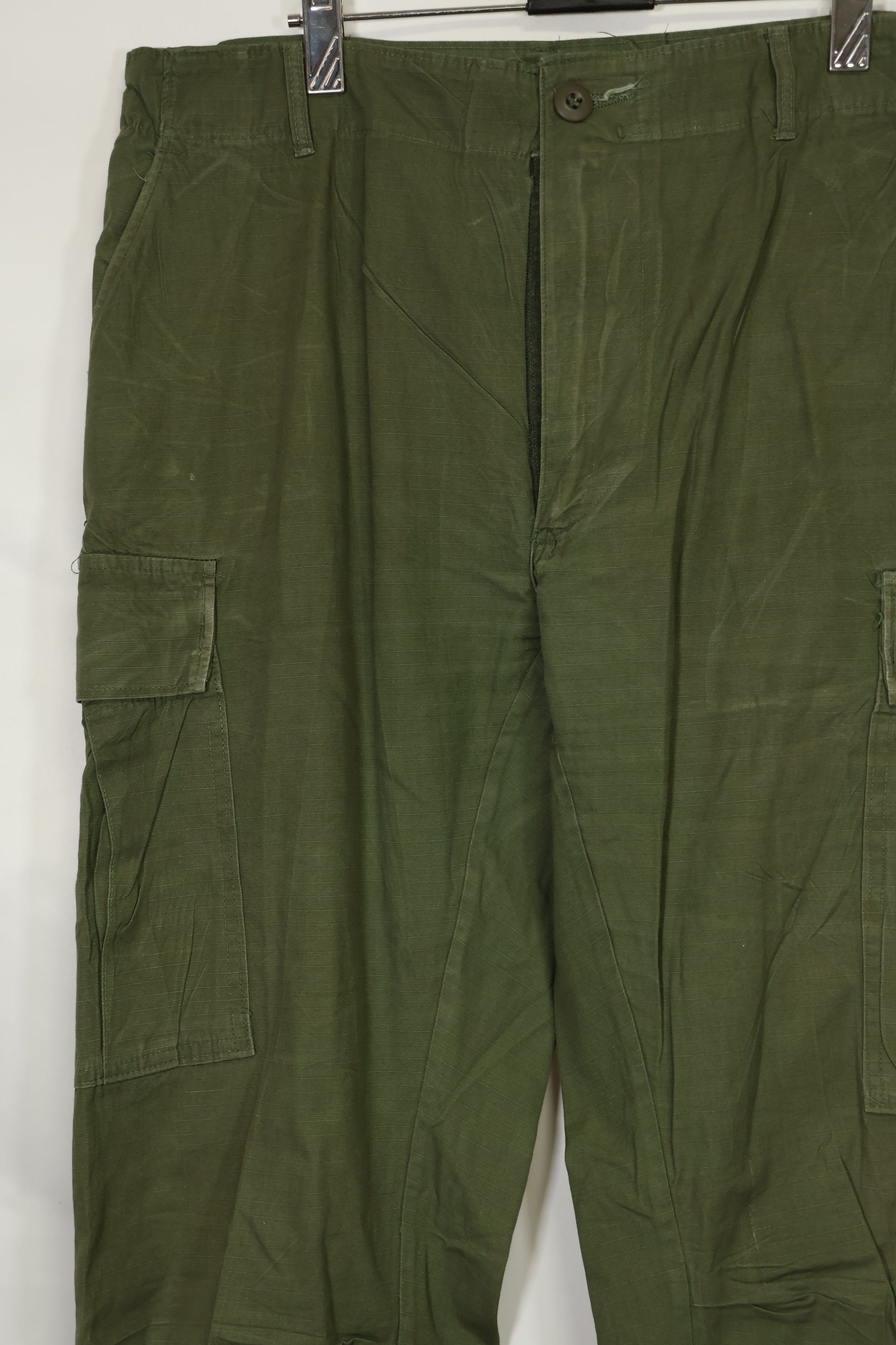 1968 Contract 4th Model Ripstop Jungle Fatigue Pants M-L Used