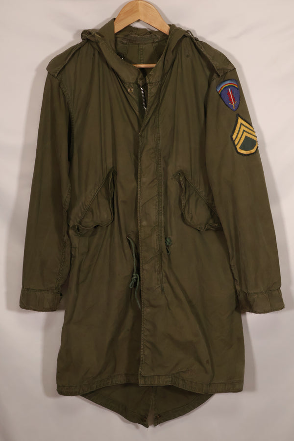 1950's U.S. Soldiers stationed in Europe X-SMALL M51 Field Parka, shell only, with patch, used.