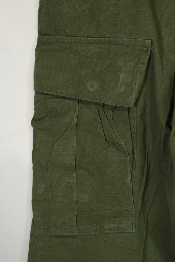 1968 Contract 4th Model Ripstop Jungle Fatigue Pants M-L Used