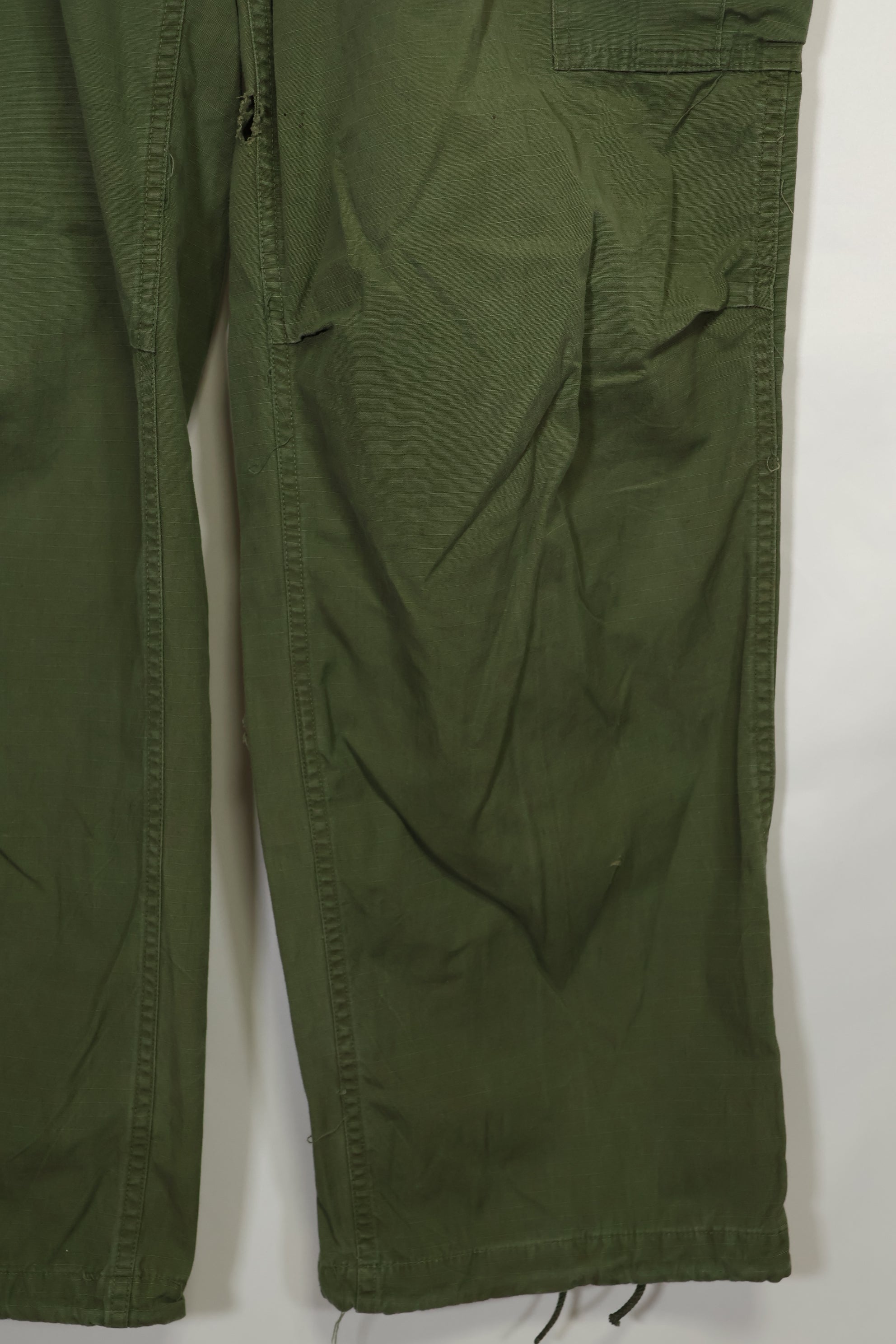 1968-69 Contract 4th Model Ripstop Jungle Fatigue Pants L-L Used