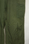 1968-69 Contract 4th Model Ripstop Jungle Fatigue Pants L-L Used