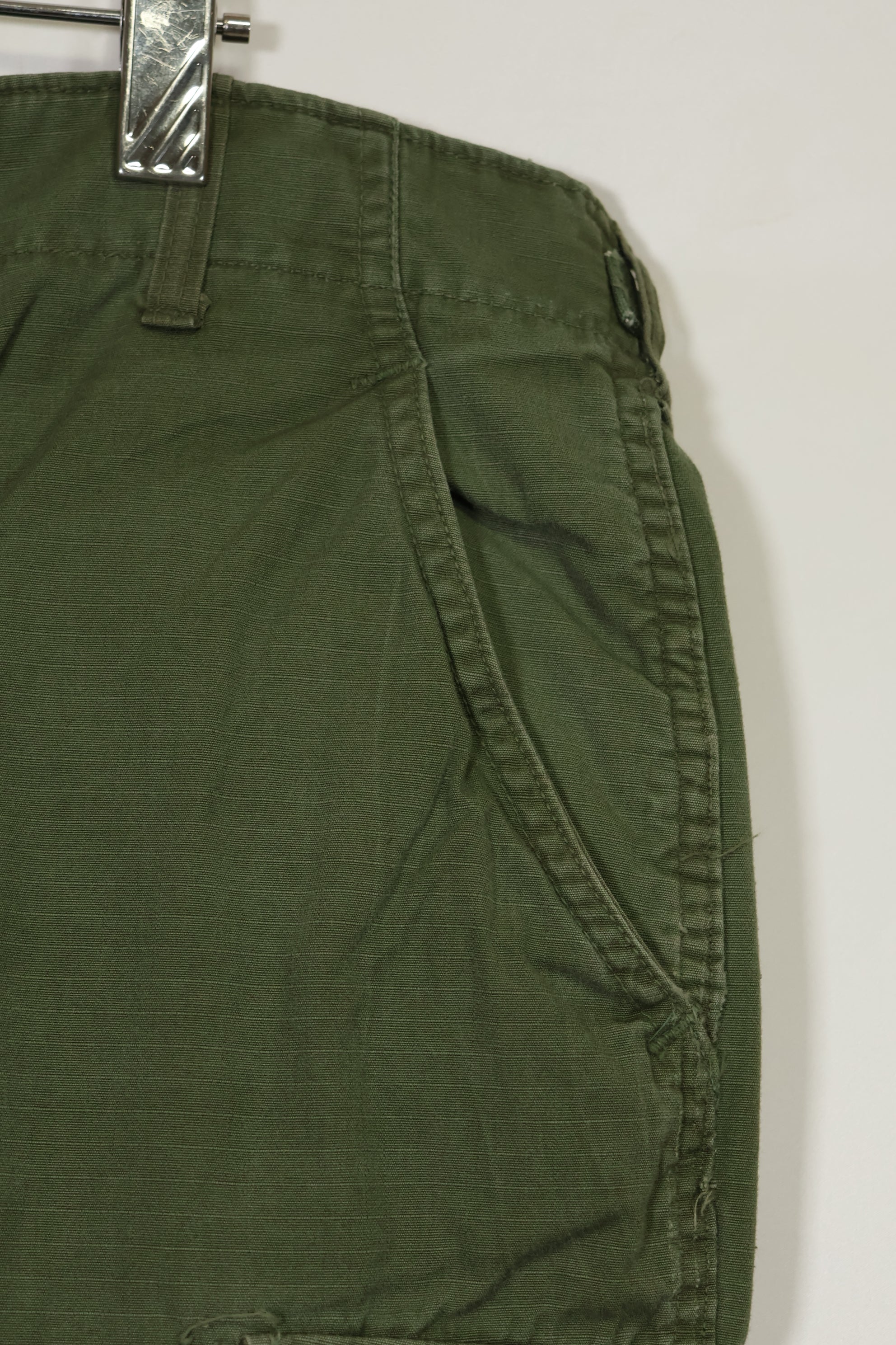 1968-69 Contract 4th Model Ripstop Jungle Fatigue Pants L-L Used