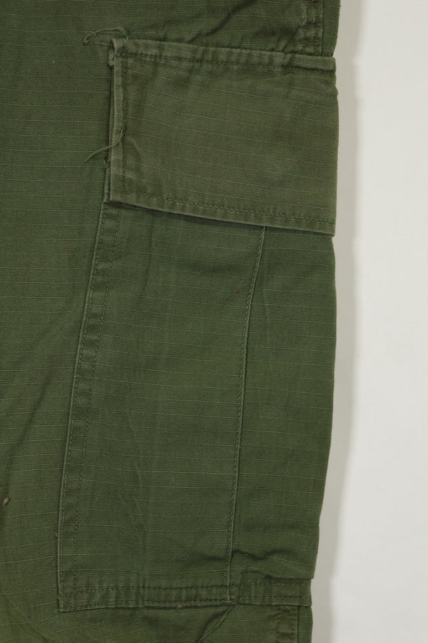 1968-69 Contract 4th Model Ripstop Jungle Fatigue Pants L-L Used