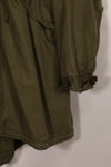 Early 1950s MEDIUM M51 Field Parka with coyote hood, used.