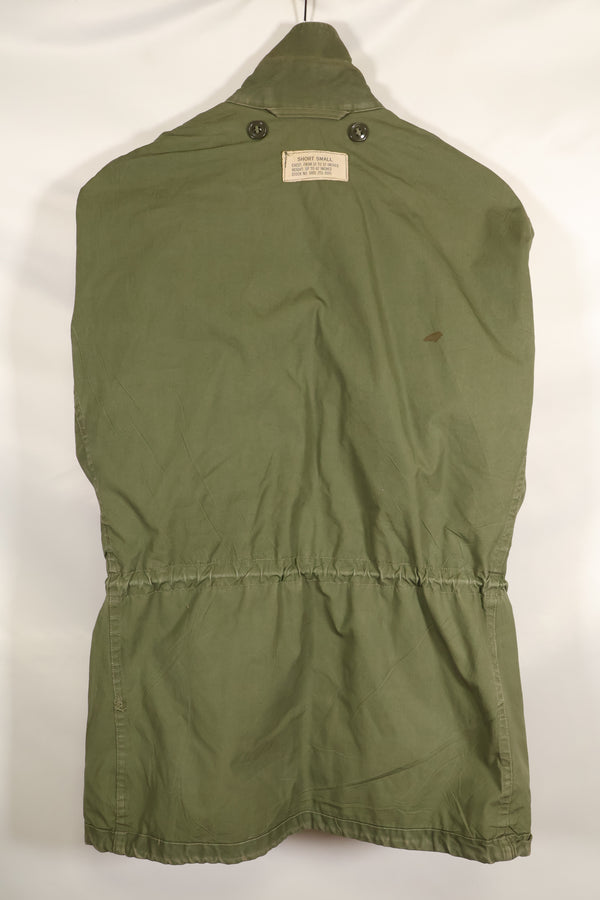 1960 Contract S-S U.S. Army M51 Field Jacket, stained, used.