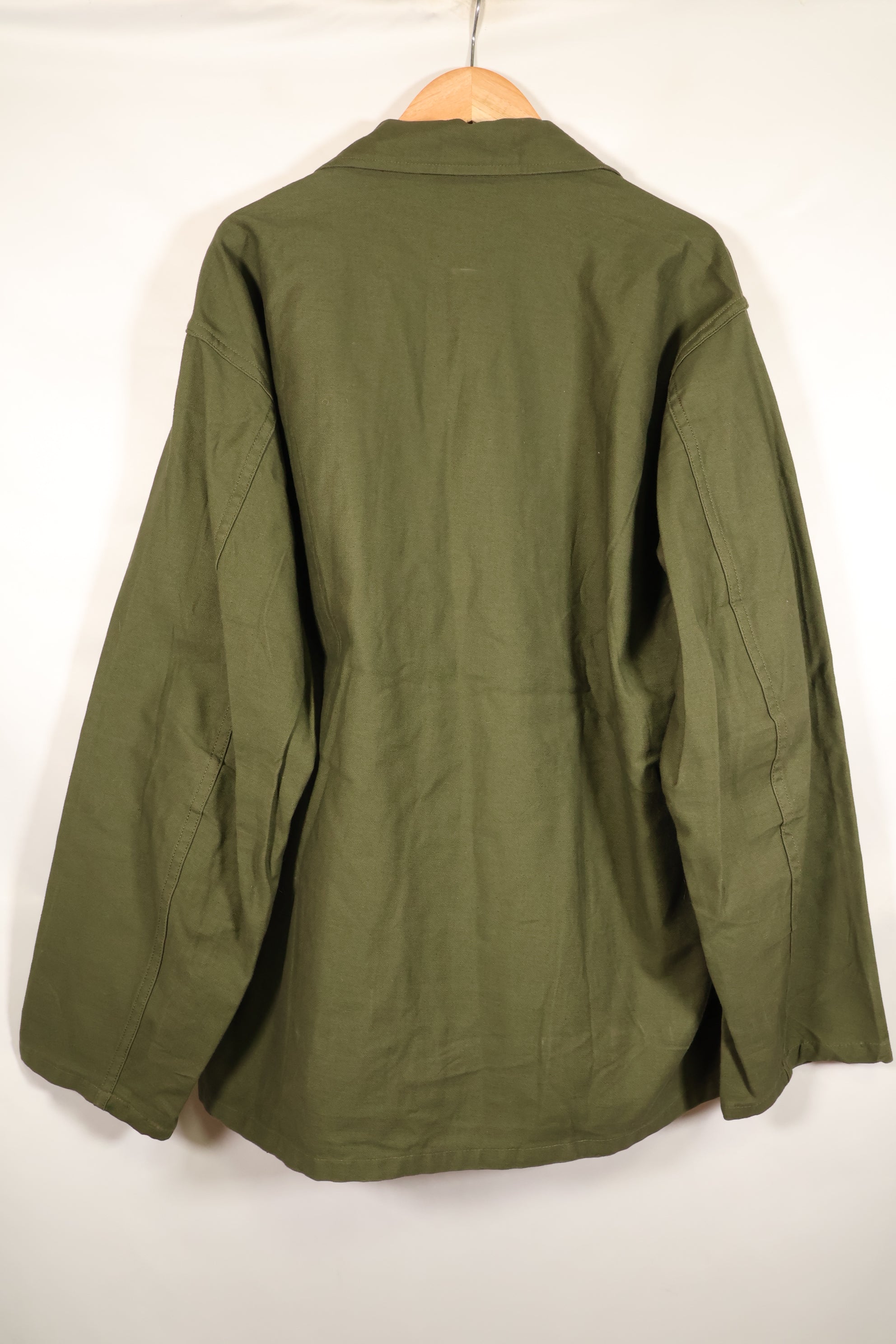 1950年代後半　MEDIUM　アメリカ軍　初期型　OG-107　ユーティリティシャツ　テープ初付　中古品