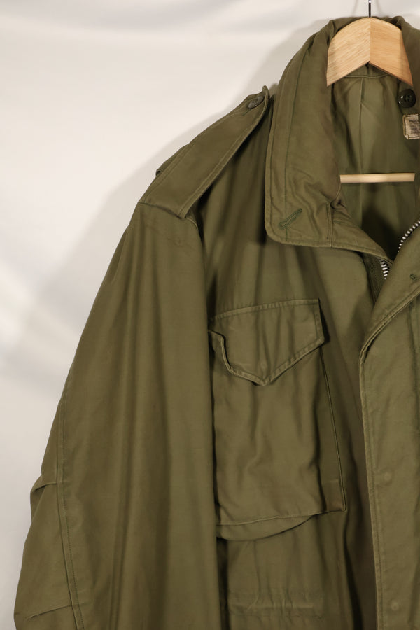 1967 Contract Lot M-R 2nd Model M65 Field Jacket Silver Zipper Used