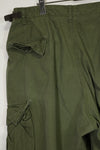 Estimated 1967 Contract 3rd Model Non Ripstop Jungle Fatigue Pants X-L-R Used