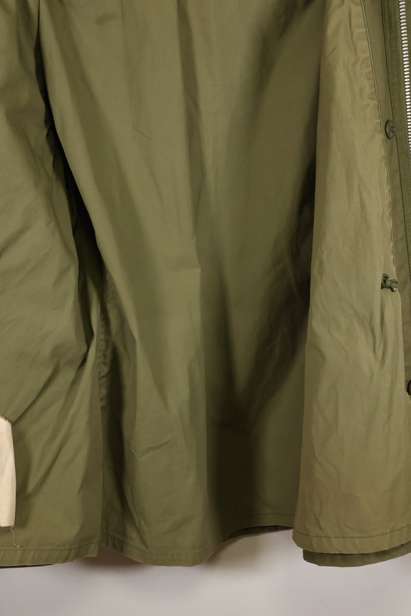 1967 Contract Lot M-R 2nd Model M65 Field Jacket Silver Zipper Used