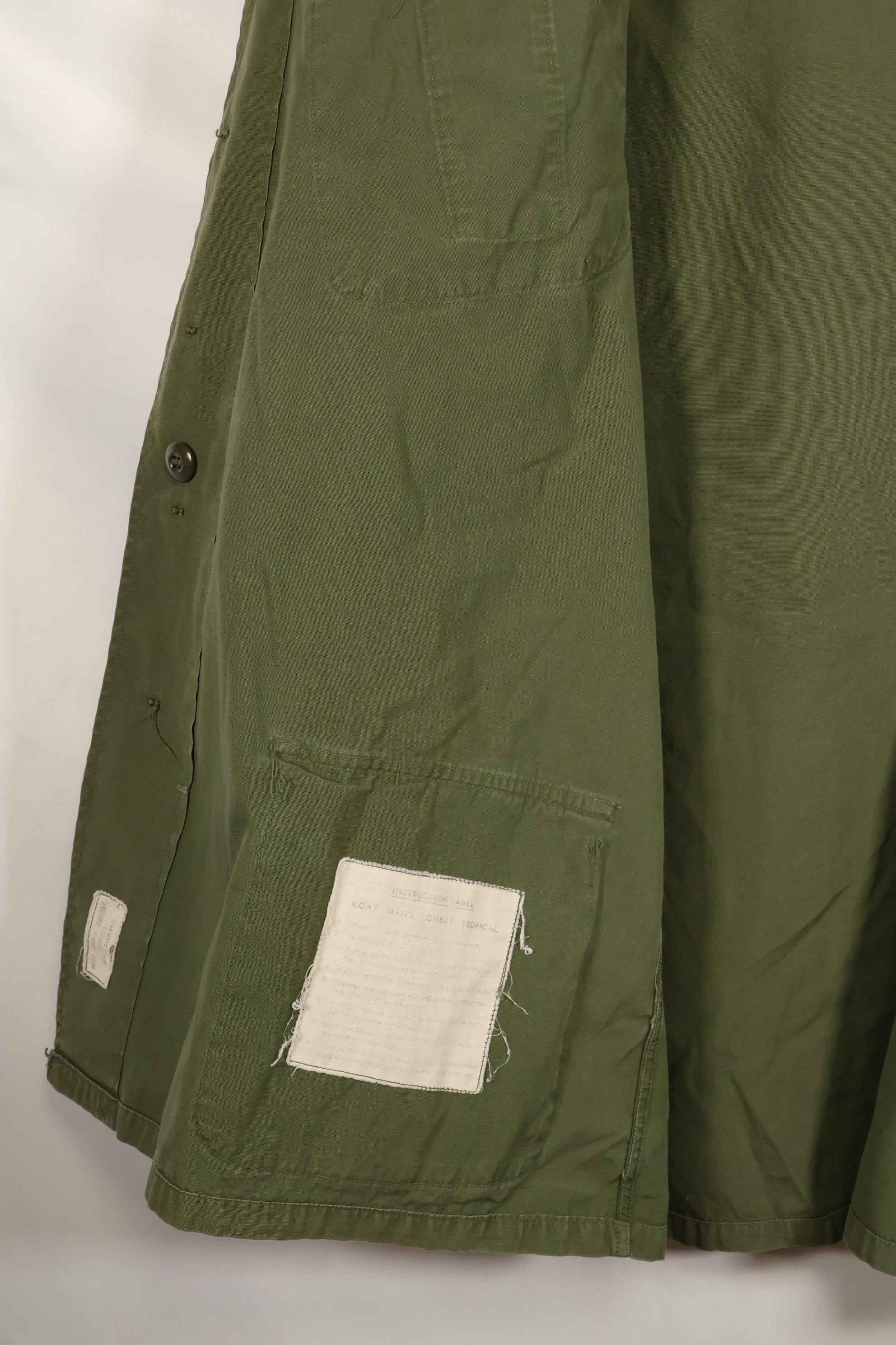 1964 Contract X-L-R 1st Model Jungle Fatigue Jacket Used Film Company Release