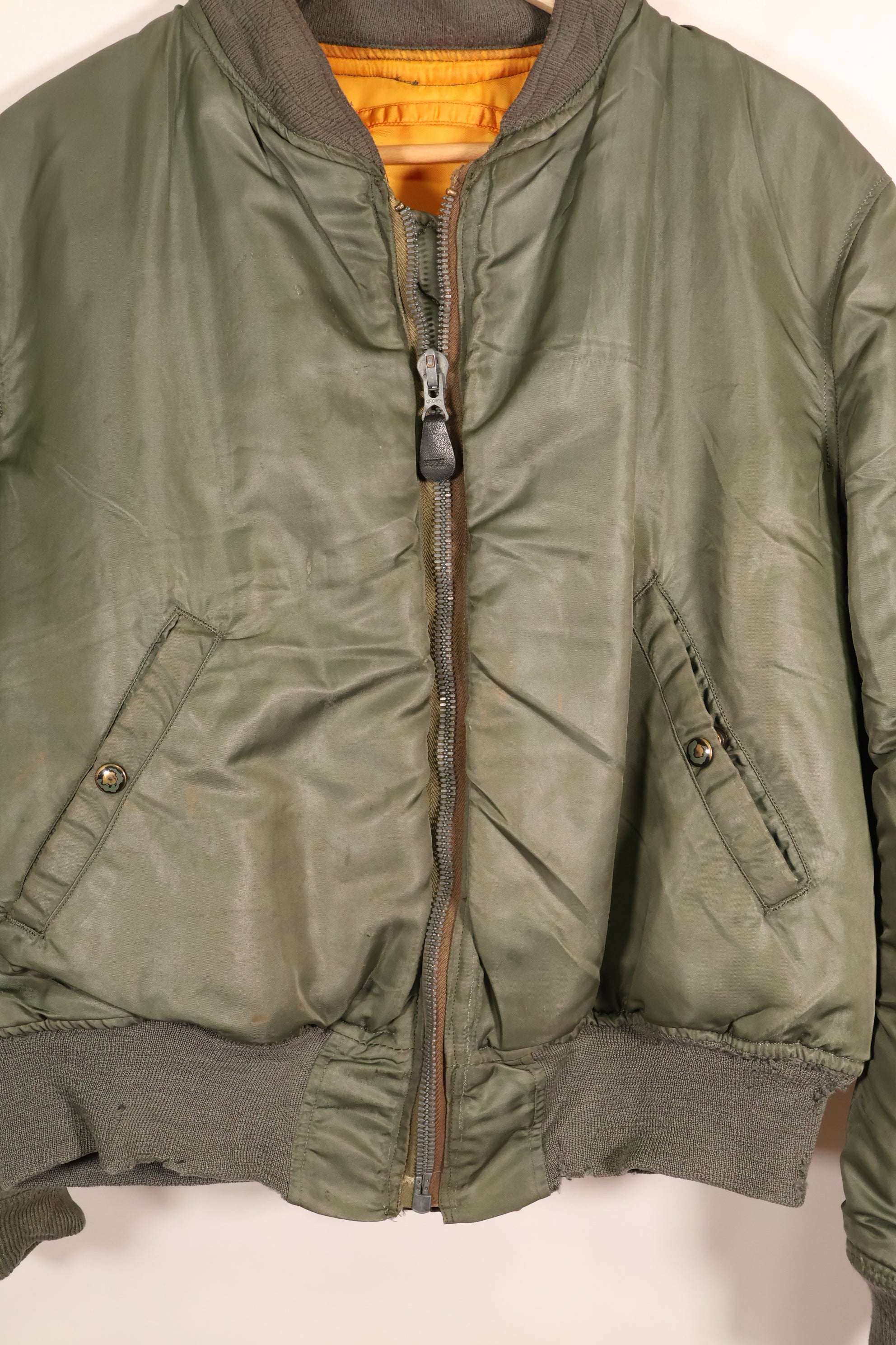 1964 Contract, LARGE, U.S. Air Force (USAF), MA-1, Intermediate Flight Jacket, Used