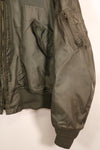 Estimated 1983 Contract, LARGE, U.S. Navy, CWU-45P Flight Jacket with Pleats, Used