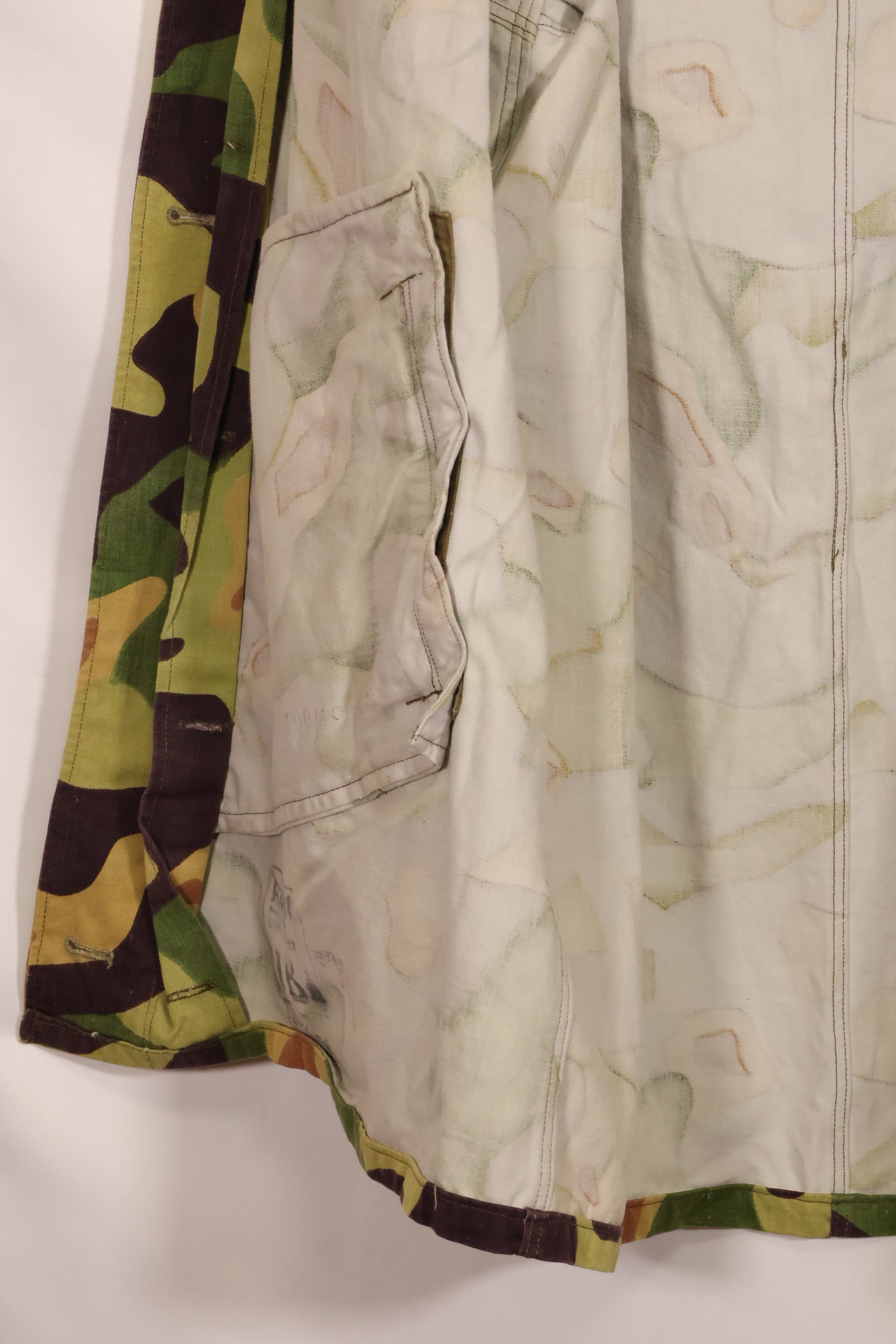 1960s Czech army Vz.60 mlok salamander camouflage jacket used