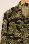 1960s lightweight fabric Okinawa Tiger jungle fatigues cut jacket, used.