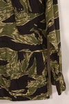 1960s lightweight fabric Okinawa Tiger jungle fatigues cut jacket, used.