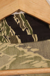 1960s lightweight fabric Okinawa Tiger jungle fatigues cut jacket, used.