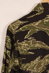 1960s lightweight fabric Okinawa Tiger jungle fatigues cut jacket, used.