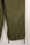 1951 Contract S-R M51 Cotton Field Pants with suspenders, used.