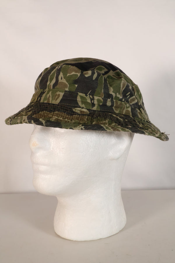 Late 1960's Late War Pattern CIDG Pattern Locally Made Booney Hat Used