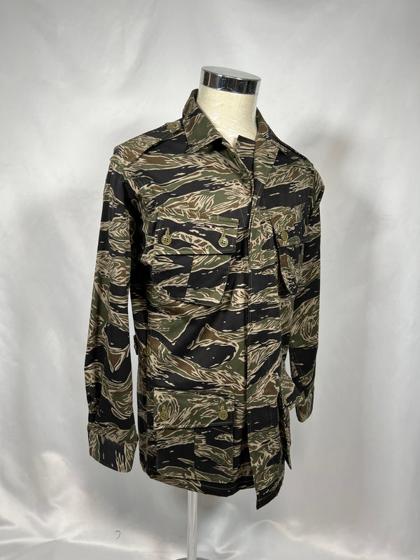 30% OFF [Delivery in early March 2024]  MILITARIA 1911 Silver Tiger Stripe 1st Model Jungle Fatigue Jacket MADE IN JAPAN