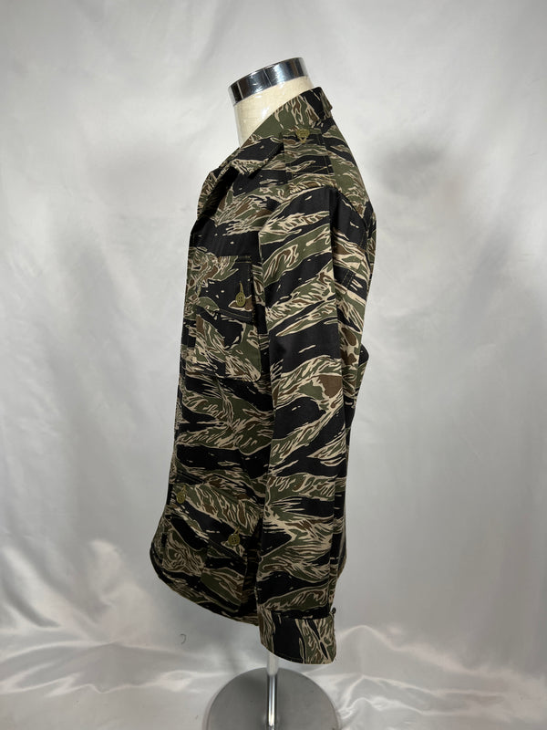 30% OFF [Delivery in early March 2024]  MILITARIA 1911 Silver Tiger Stripe 1st Model Jungle Fatigue Jacket MADE IN JAPAN