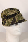 1960s Okinawa Tiger Pattern Locally Made Fishing Hat, Used