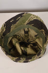 1960s Okinawa Tiger Pattern Locally Made Fishing Hat, Used