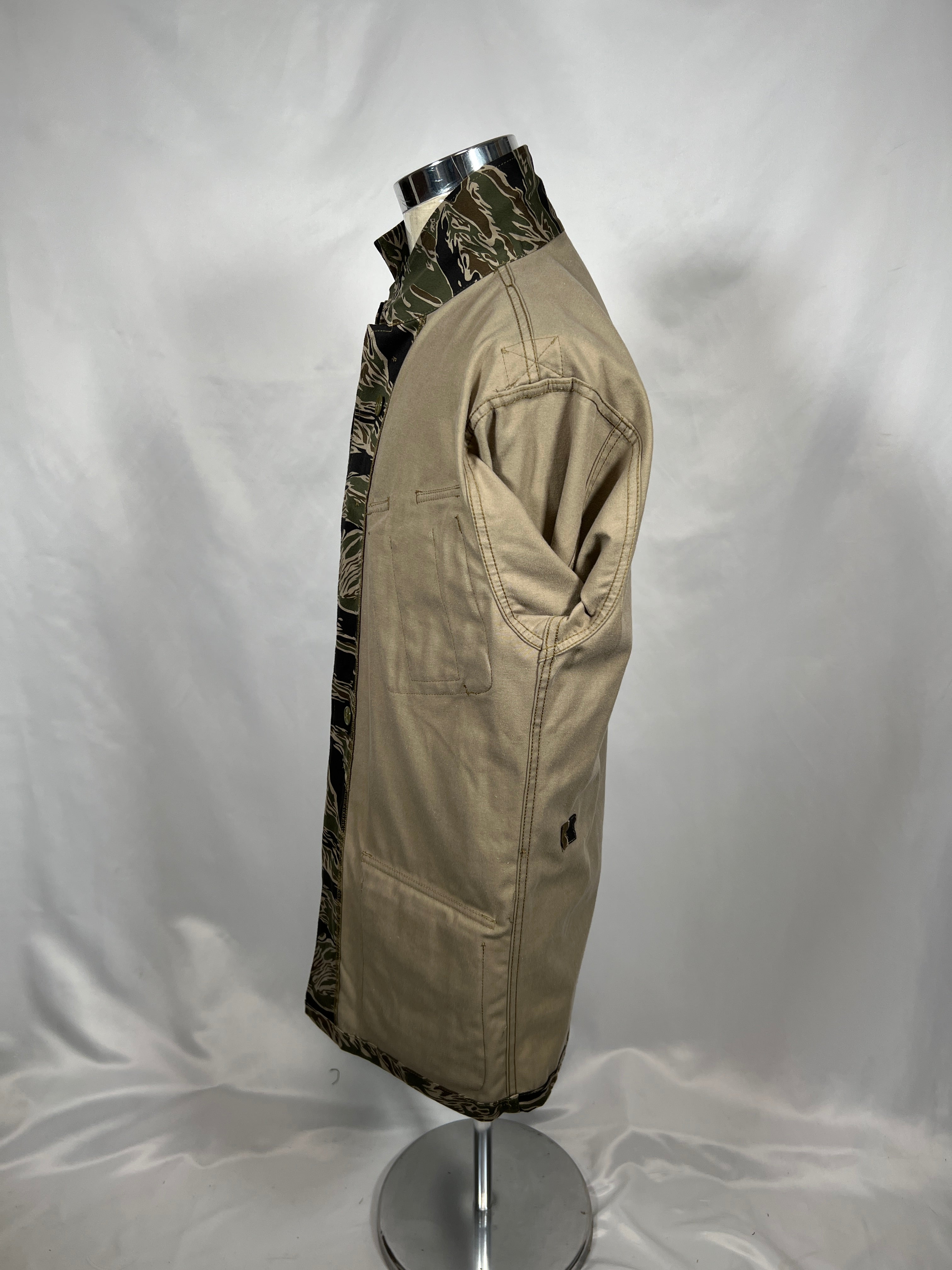 30% OFF [Delivery in early March 2024]  MILITARIA 1911 Silver Tiger Stripe 1st Model Jungle Fatigue Jacket MADE IN JAPAN