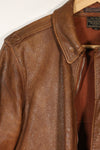1940s size 40 US Army Air Corps USAAF A-2 flight jacket with squadron patch, used.