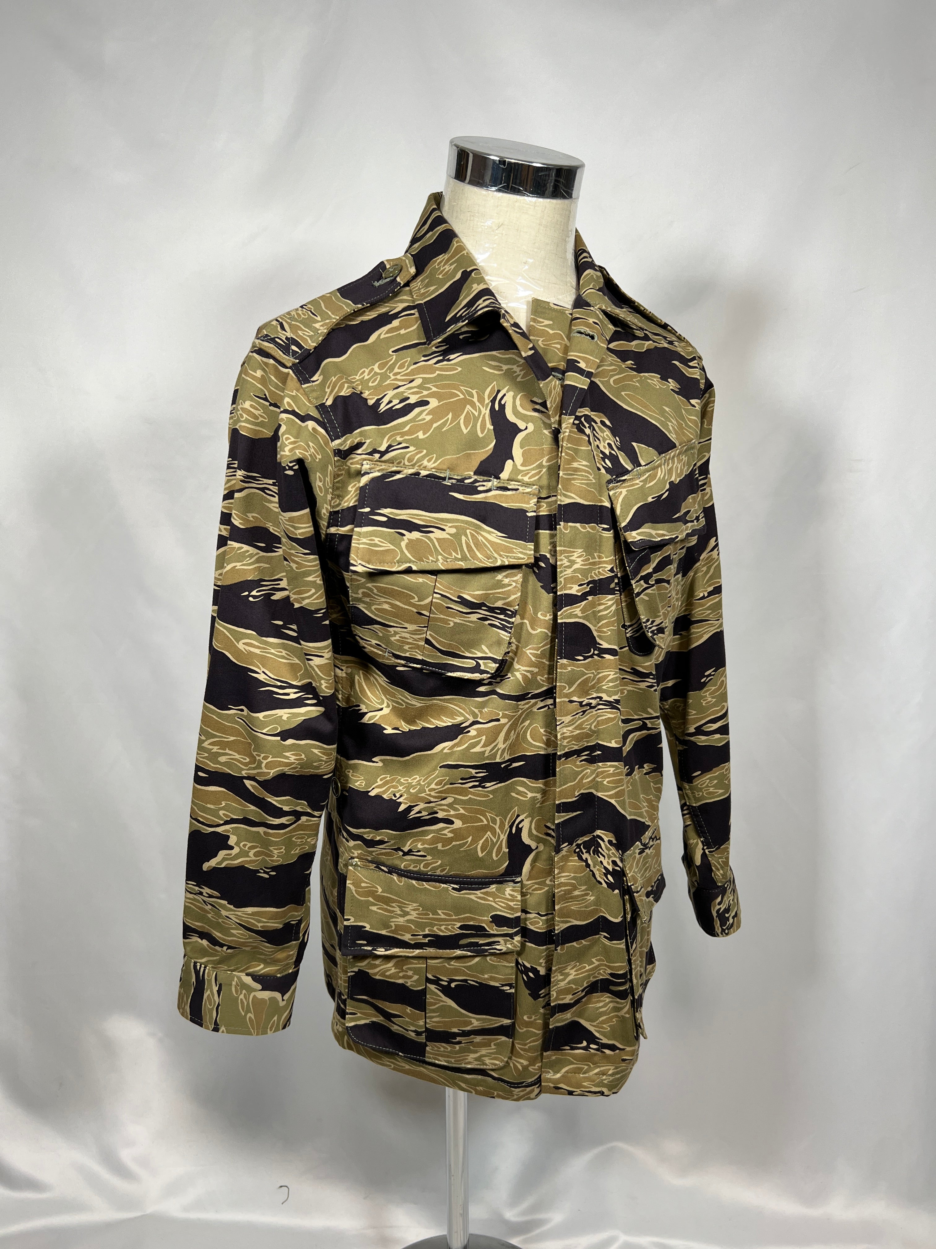 [Delivery in early March 2024]  MILITARIA 1911 Gold Tiger Stripe 2nd Model Jungle Fatigue Jacket MADE IN JAPAN