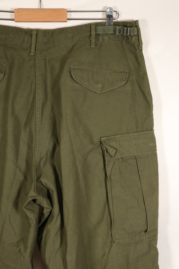 1967 Contract, M-R, Early Production, U.S. Military, M65 Field Pants, Cargo Pants, Hem Altered, Used