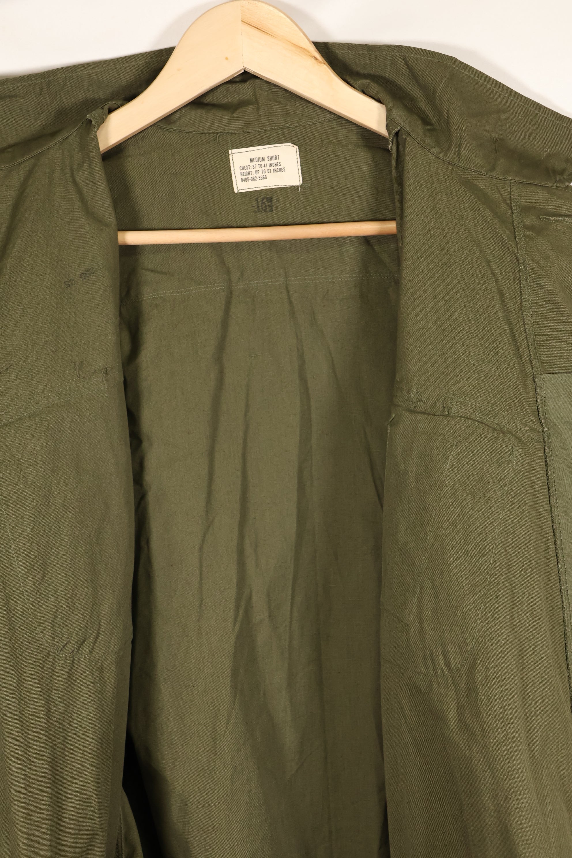 1969 Contract Deadstock M-S 3rd Model Jungle Fatigue Jacket Non Rip