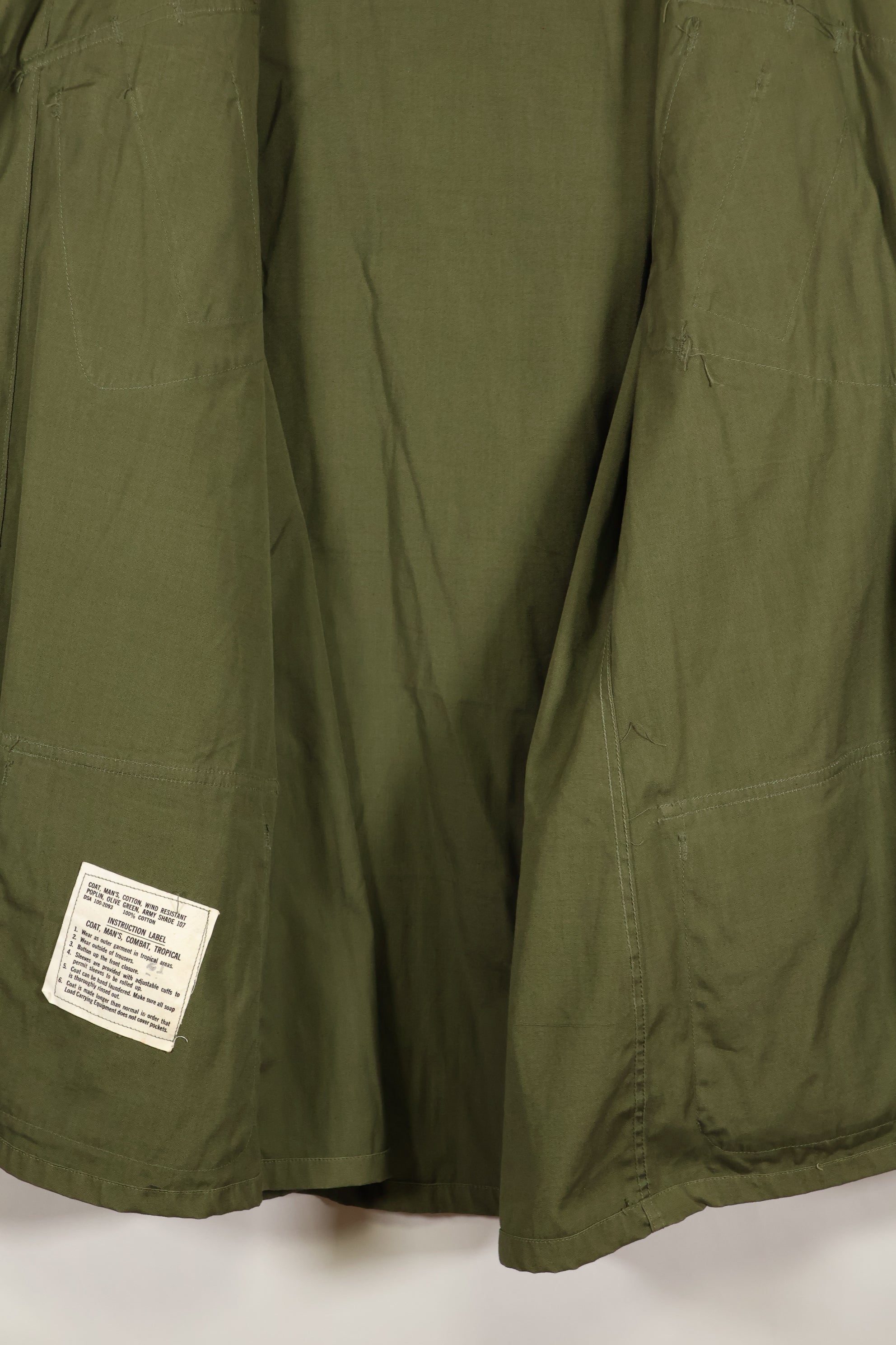 1966-67 Contract Deadstock M-R 3rd Model Jungle Fatigue Jacket Non Rip