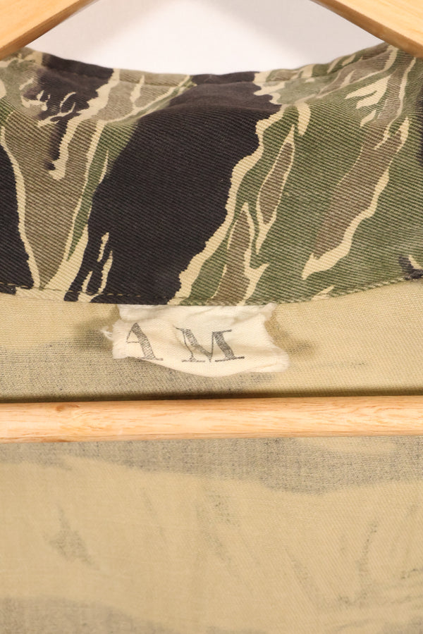 1960s Local Modified Okinawa Tiger Pattern Tiger Stripe Jacket C-1 Mike Force Used